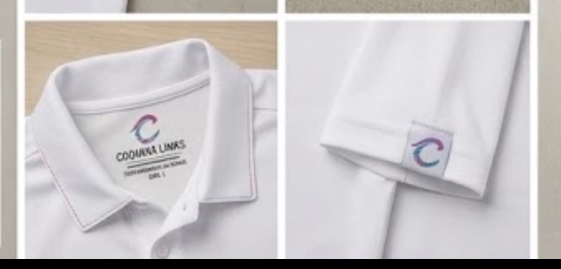 Coquina Links Performance Polo — White